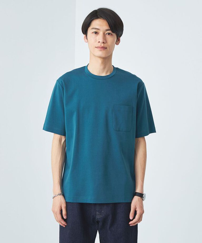 UNITED ARROWS green label relaxing「オーガニック ポンチ クルーネック Tシャツ」|Tシャツ・カットソー|