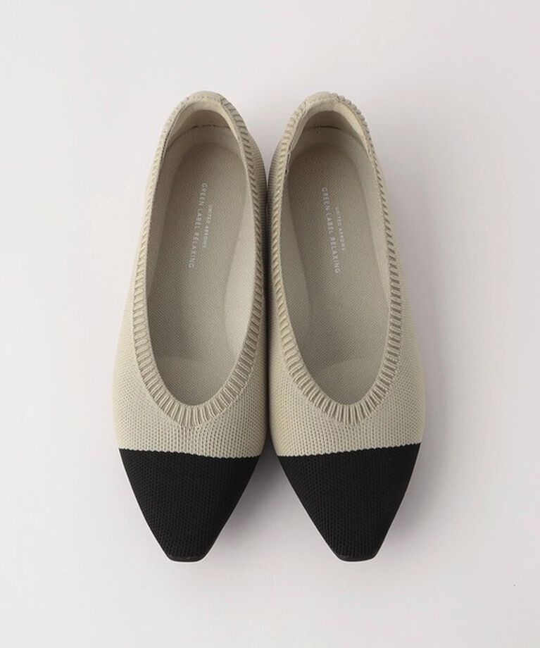 UNITED ARROWS green label relaxing「ウェルネス ニット フラットシューズ -撥水・ウォッシャブル-」|ローファー|