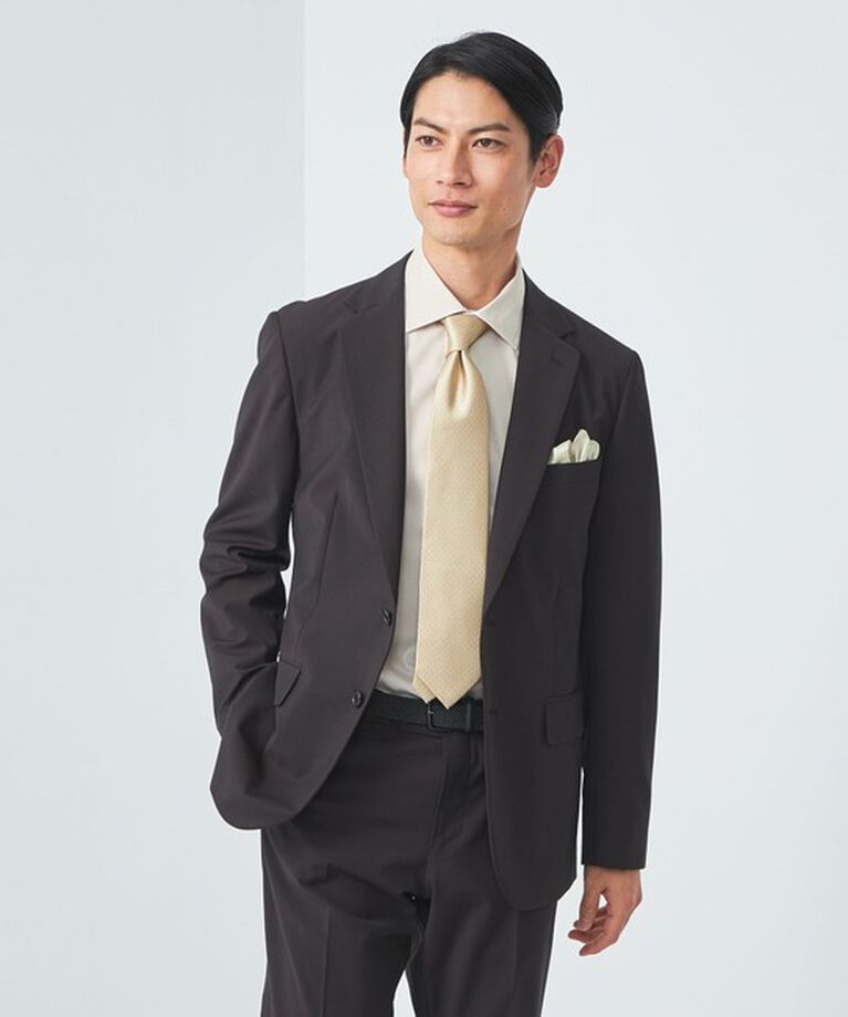UNITED ARROWS green label relaxing「コットン ナローストライプ ショートワイドカラー ドレスシャツ -イージーアイロン-」|シャツ・ブラウス|