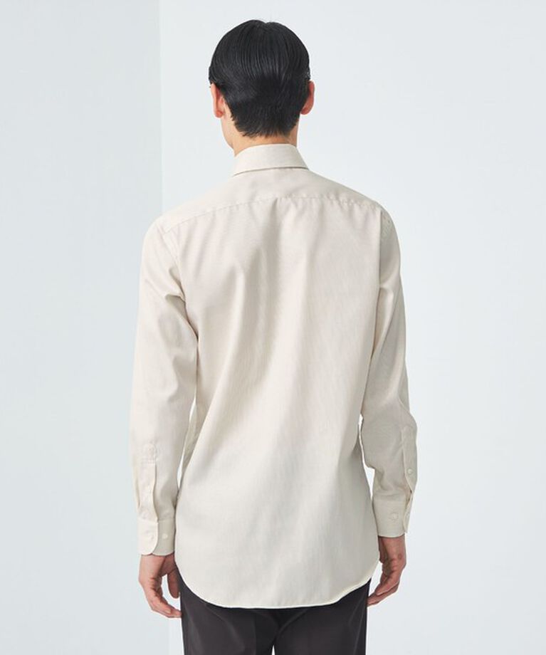UNITED ARROWS green label relaxing「コットン ナローストライプ ショートワイドカラー ドレスシャツ -イージーアイロン-」|シャツ・ブラウス|