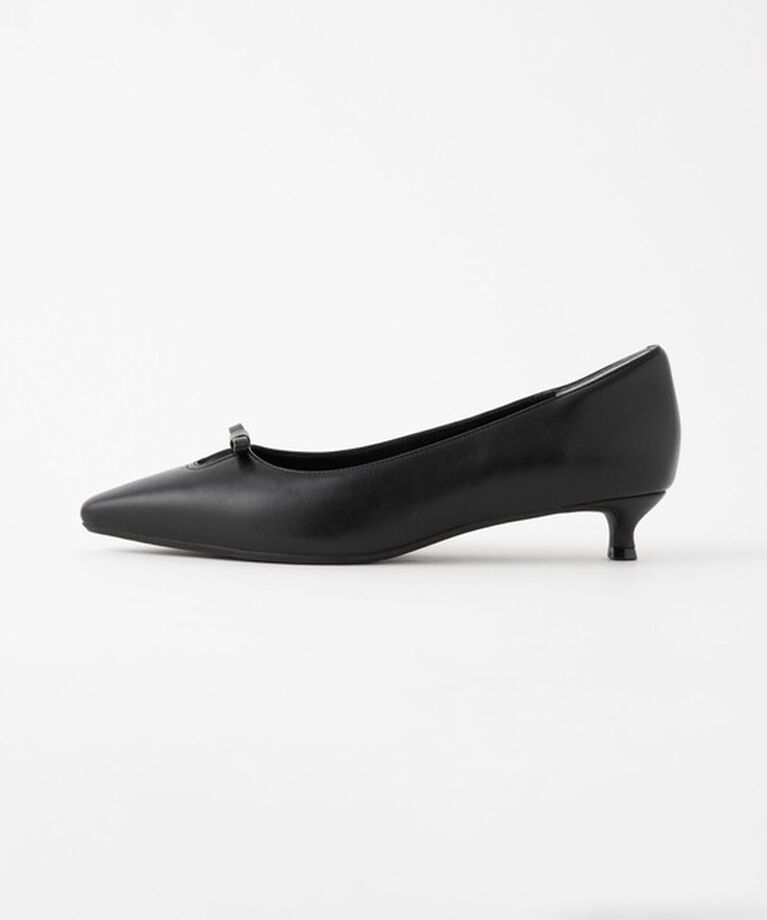 UNITED ARROWS green label relaxing「ポインテット リボン パンプス（3cmヒール）-撥水-」|パンプス|