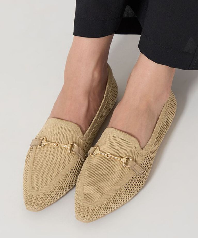 UNITED ARROWS green label relaxing「ウェルネス シアー ビットローファー / ニットシューズ」|ローファー|