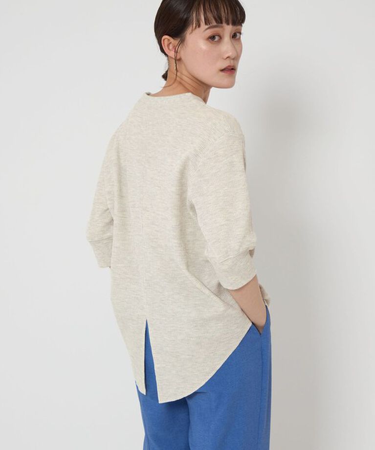 UNITED ARROWS green label relaxing「【WEB限定】＜at ease＞ワッフル ショートスリーブT」|Tシャツ・カットソー|