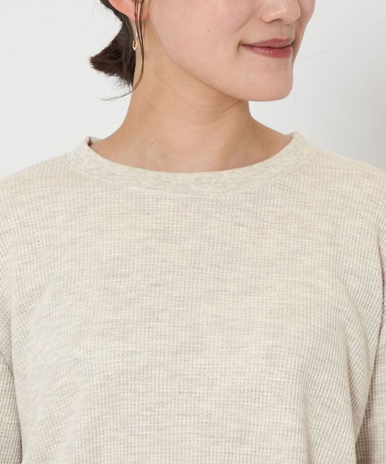 UNITED ARROWS green label relaxing「【WEB限定】＜at ease＞ワッフル ショートスリーブT」|Tシャツ・カットソー|