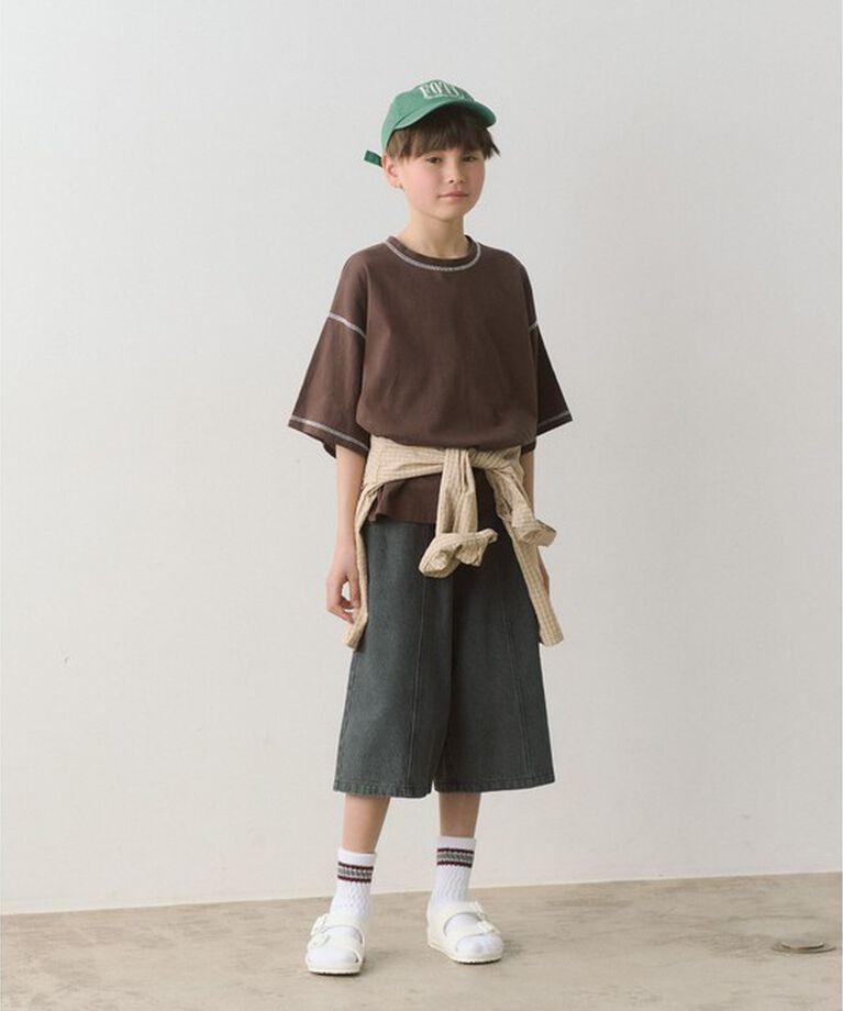 UNITED ARROWS green label relaxing「【スタメンシリーズ】HC カラーステッチ Tシャツ / キッズ 100cm-160cm」|Tシャツ・カットソー|