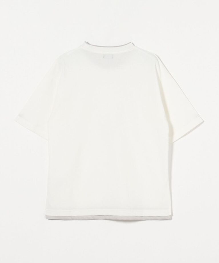 UNITED ARROWS green label relaxing「ピケ フェイクレイヤード クルーネック 半袖 Ｔシャツ」|Tシャツ・カットソー|