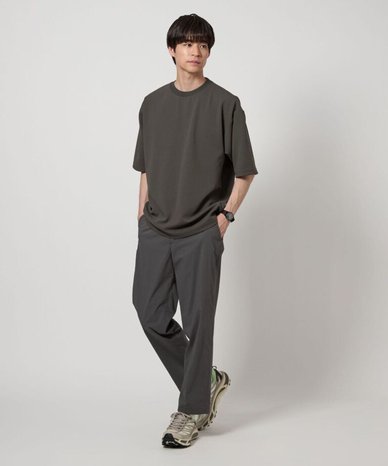 UNITED ARROWS green label relaxing「アムンゼン ツイル クルーネック Tシャツ」|Tシャツ・カットソー|