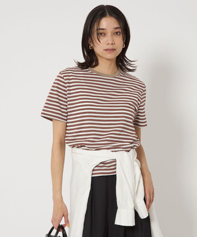 UNITED ARROWS green label relaxing「シアー ボーダー Tシャツ」|Tシャツ・カットソー|