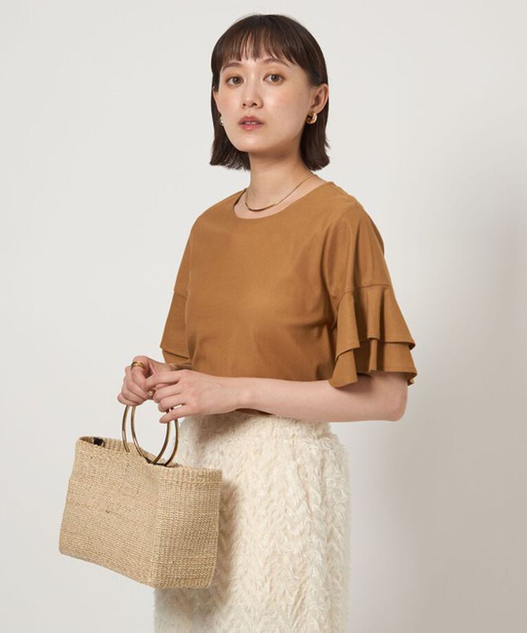 UNITED ARROWS green label relaxing「シルトリ ダブルフレアスリーブ プルオーバー カットソー」|Tシャツ・カットソー|