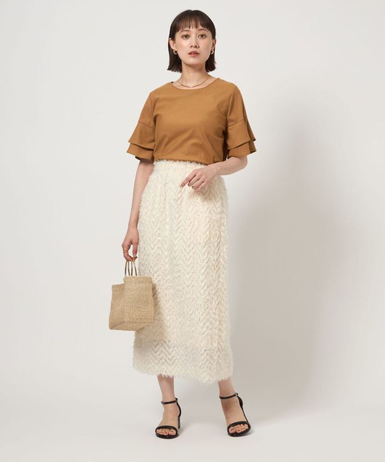UNITED ARROWS green label relaxing「シルトリ ダブルフレアスリーブ プルオーバー カットソー」|Tシャツ・カットソー|