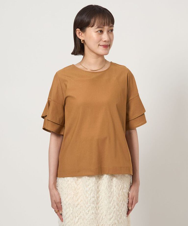 UNITED ARROWS green label relaxing「シルトリ ダブルフレアスリーブ プルオーバー カットソー」|Tシャツ・カットソー|