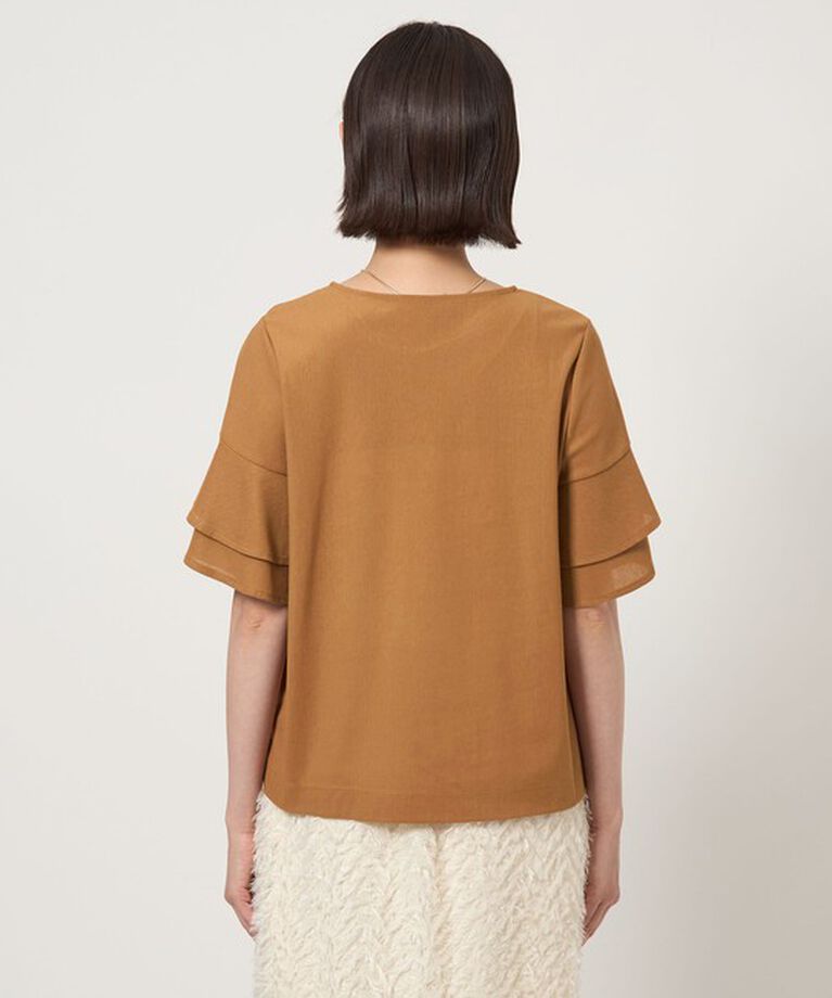 UNITED ARROWS green label relaxing「シルトリ ダブルフレアスリーブ プルオーバー カットソー」|Tシャツ・カットソー|