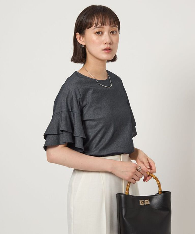 UNITED ARROWS green label relaxing「シルトリ ダブルフレアスリーブ プルオーバー カットソー」|Tシャツ・カットソー|
