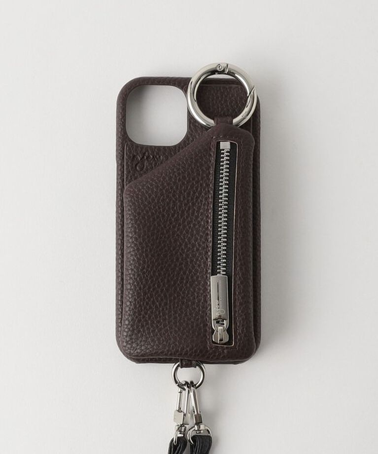 BEAUTY&YOUTH UNITED ARROWS「＜ajew＞CADENAS ストラップ iPhone15ケース」|モバイルケース|DK.BROWN