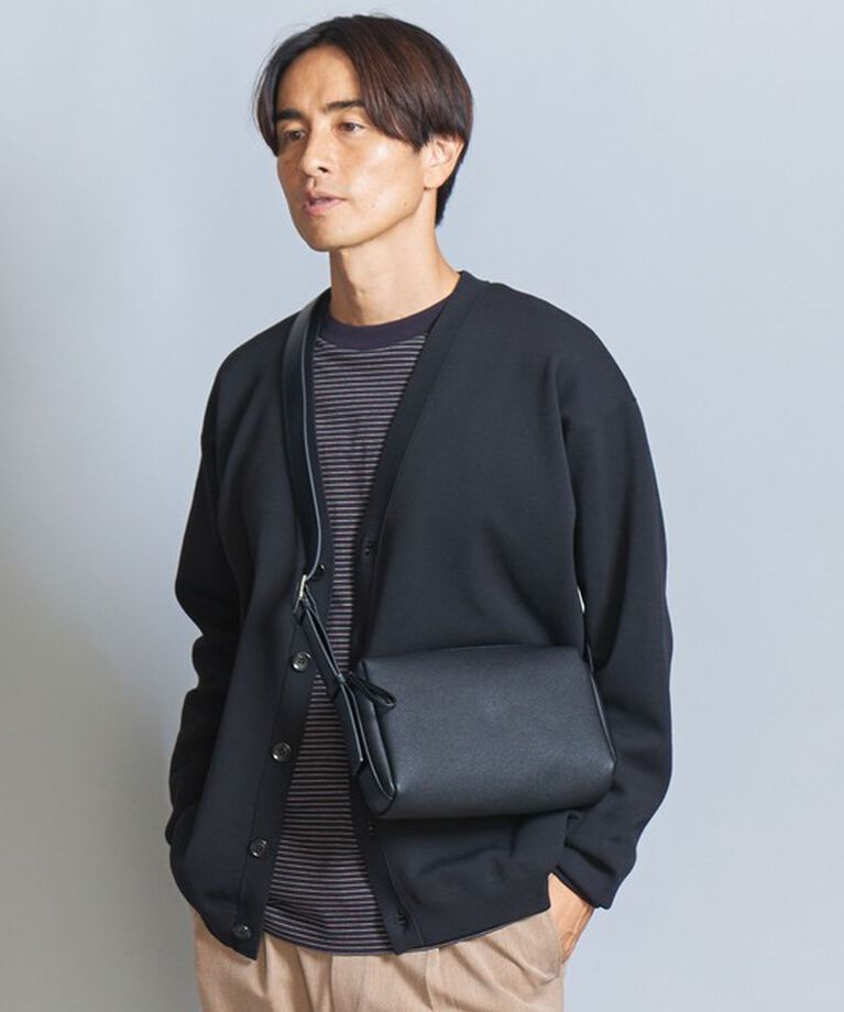 BEAUTY&YOUTH UNITED ARROWS「エンボス クロス ショルダーバッグ」|ショルダー・メッセンジャー|