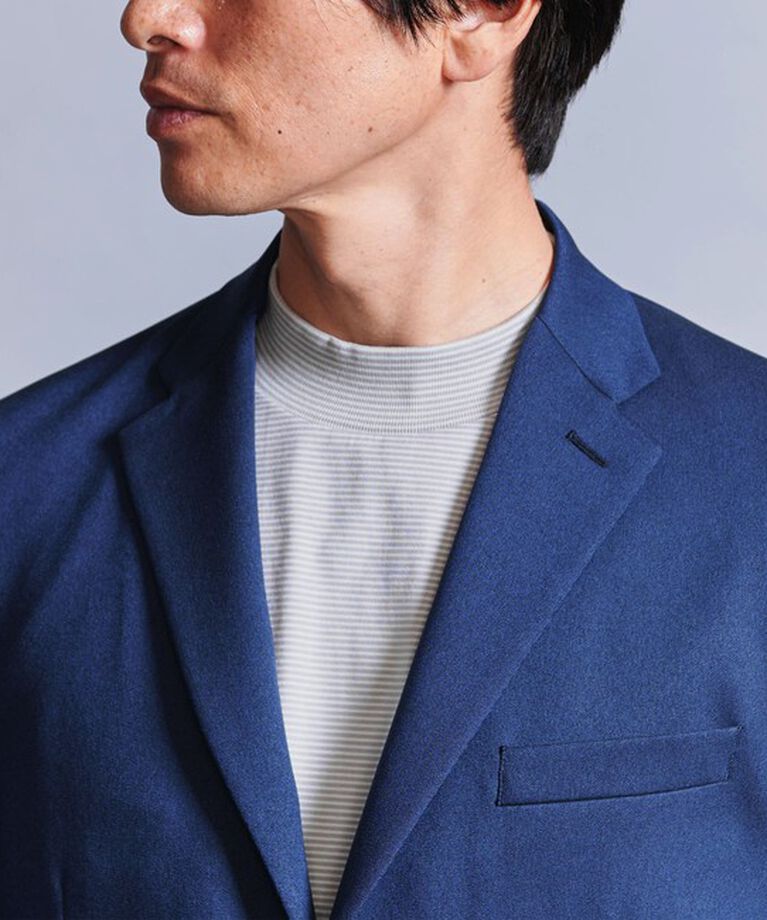 BEAUTY&YOUTH UNITED ARROWS「クリア ボーダー ジャケット Tシャツ ‐抗菌 防臭‐」|Tシャツ・カットソー|