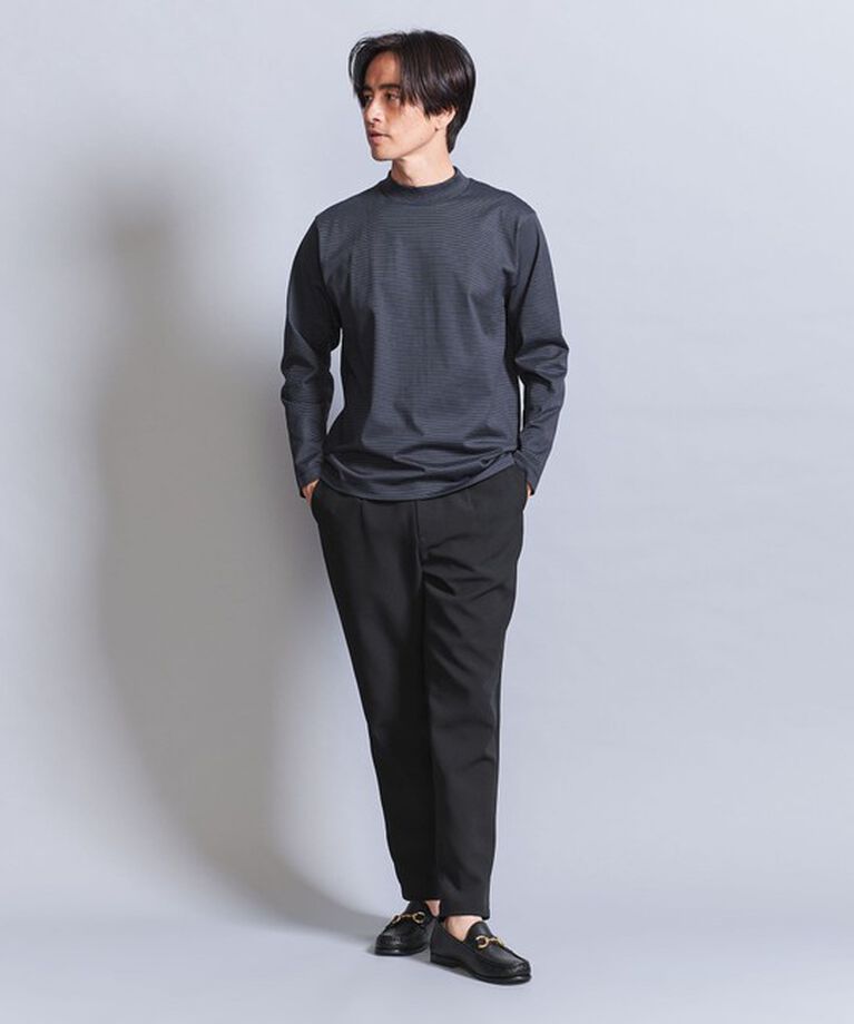 BEAUTY&YOUTH UNITED ARROWS「クリア ボーダー ジャケット Tシャツ ‐抗菌 防臭‐」|Tシャツ・カットソー|