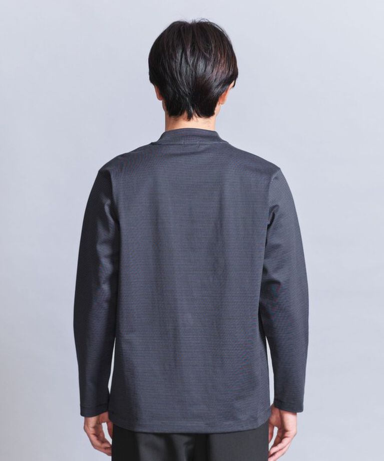 BEAUTY&YOUTH UNITED ARROWS「クリア ボーダー ジャケット Tシャツ ‐抗菌 防臭‐」|Tシャツ・カットソー|