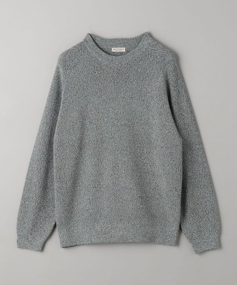 BEAUTY&YOUTH UNITED ARROWS「ライト クリスピー アゼ クルーネック ニット ‐ウォッシャブル‐」|ニット・セーター|