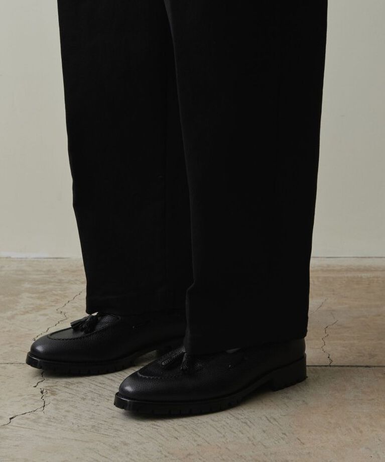 STEVEN ALAN「＜Steven Alan＞ ドリル インツープリーツ ドレス トラウザーズ」|チノ|