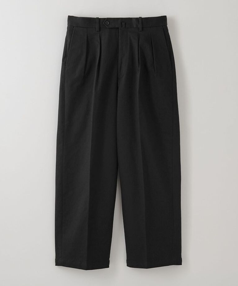 STEVEN ALAN「＜Steven Alan＞ ドリル インツープリーツ ドレス トラウザーズ」|チノ|