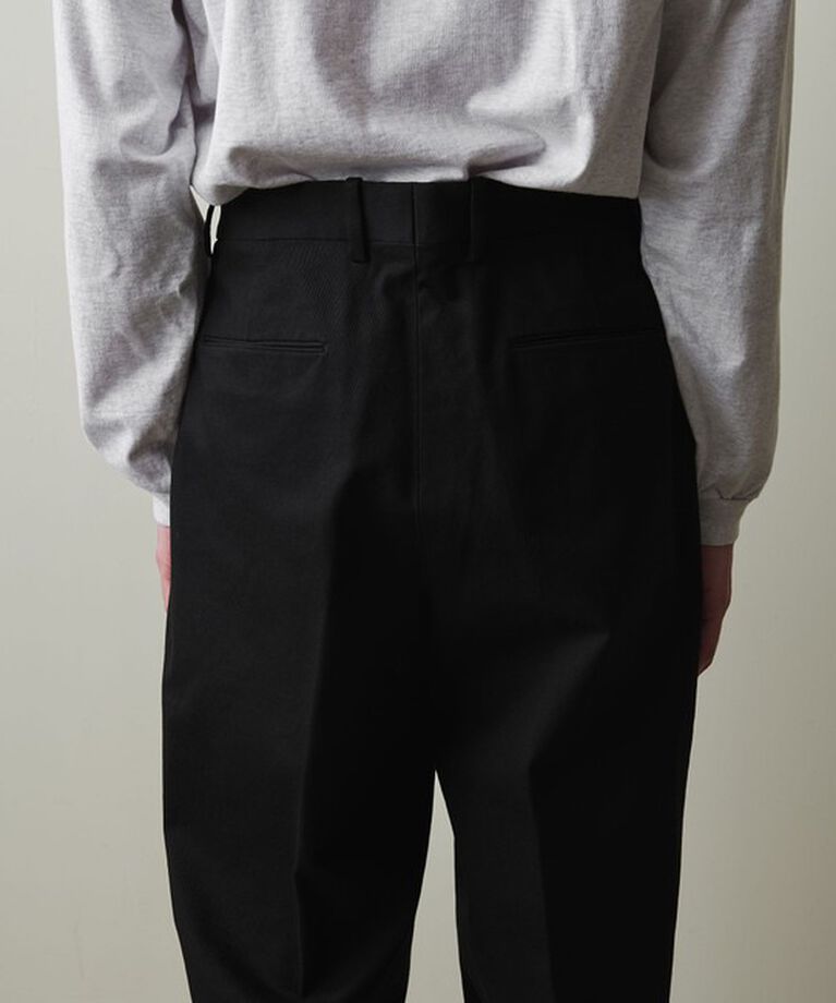 STEVEN ALAN「＜Steven Alan＞ ドリル インツープリーツ ドレス トラウザーズ」|チノ|