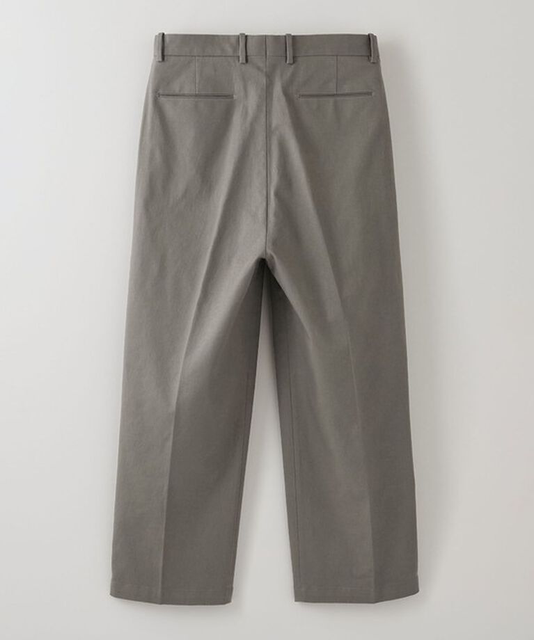STEVEN ALAN「＜Steven Alan＞ ドリル インツープリーツ ドレス トラウザーズ」|チノ|