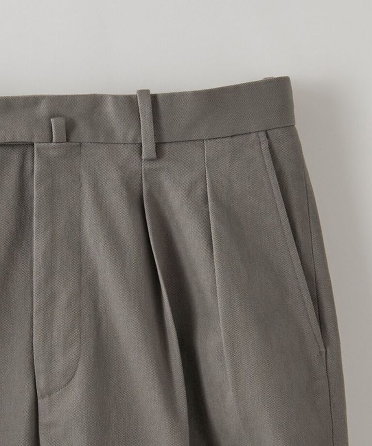 STEVEN ALAN「＜Steven Alan＞ ドリル インツープリーツ ドレス トラウザーズ」|チノ|