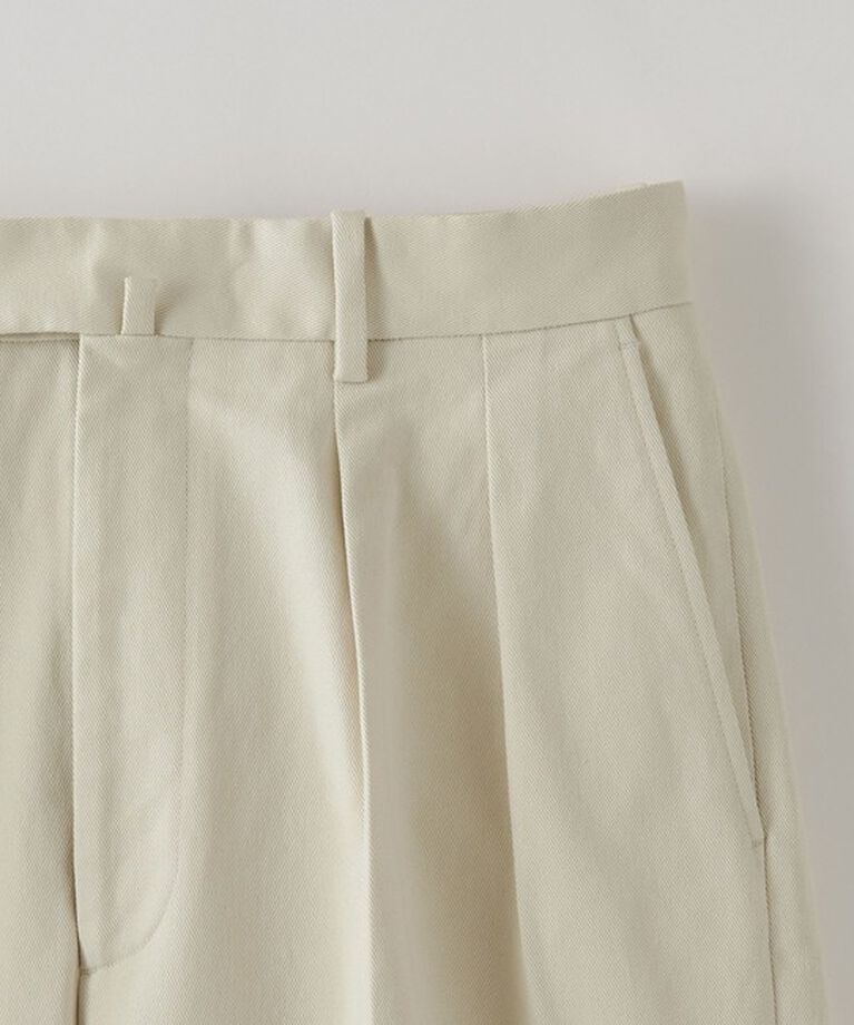 STEVEN ALAN「＜Steven Alan＞ ドリル インツープリーツ ドレス トラウザーズ」|チノ|