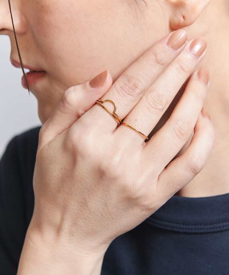 BEAUTY&YOUTH UNITED ARROWS「＜by Preek＞3セット ライン リング」|リング|