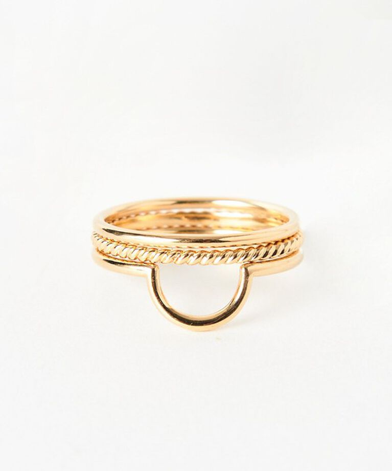BEAUTY&YOUTH UNITED ARROWS「＜by Preek＞3セット ライン リング」|リング|