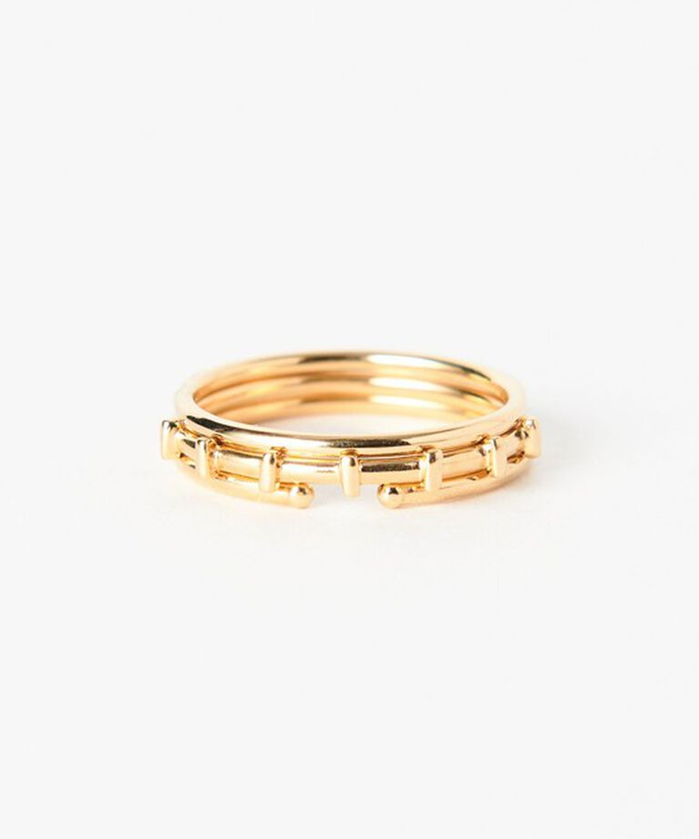 BEAUTY&YOUTH UNITED ARROWS「＜by Preek＞3セット ライン リング」|リング|