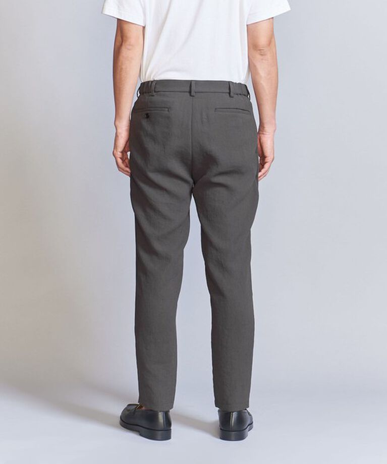 BEAUTY&YOUTH UNITED ARROWS「トリクシオン 1プリーツ テーパード パンツ -セットアップ対応 ストレッチ ウォッシャブル マルチ機能-」|チノ|
