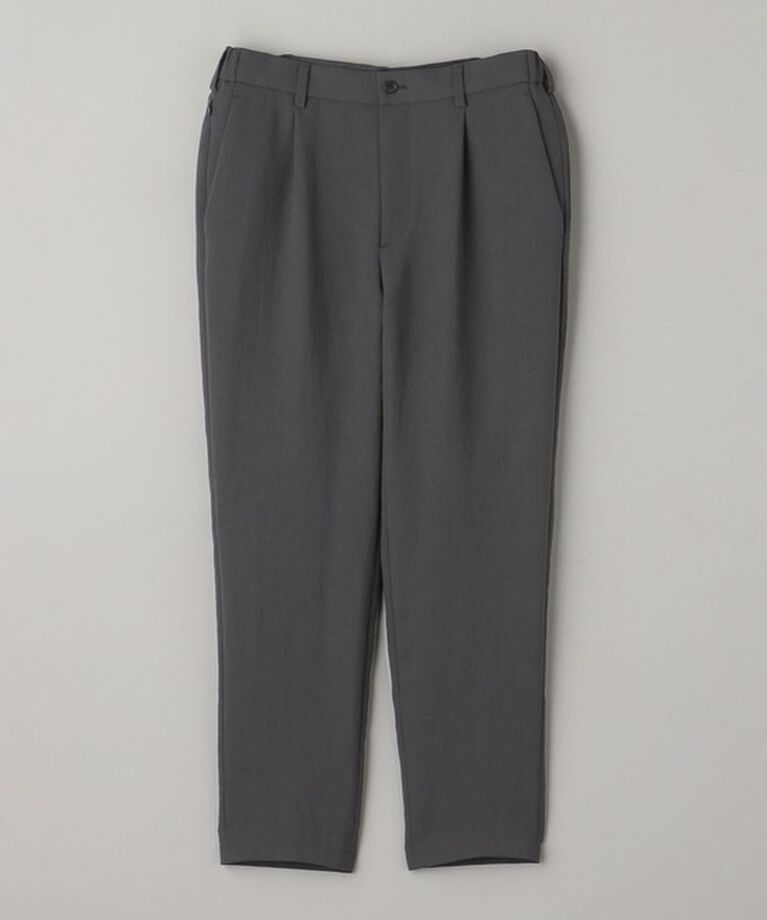 BEAUTY&YOUTH UNITED ARROWS「トリクシオン 1プリーツ テーパード パンツ -セットアップ対応 ストレッチ ウォッシャブル マルチ機能-」|チノ|