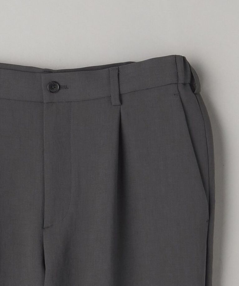 BEAUTY&YOUTH UNITED ARROWS「トリクシオン 1プリーツ テーパード パンツ -セットアップ対応 ストレッチ ウォッシャブル マルチ機能-」|チノ|
