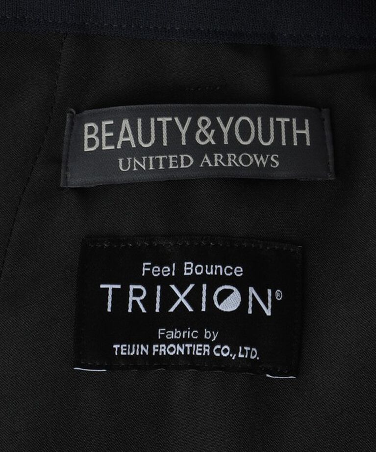BEAUTY&YOUTH UNITED ARROWS「トリクシオン 1プリーツ テーパード パンツ -セットアップ対応 ストレッチ ウォッシャブル マルチ機能-」|チノ|