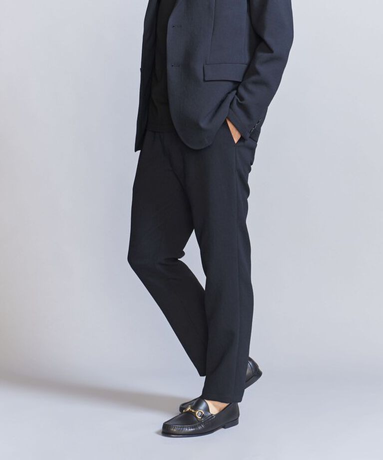 BEAUTY&YOUTH UNITED ARROWS「トリクシオン 1プリーツ テーパード パンツ -セットアップ対応 ストレッチ ウォッシャブル マルチ機能-」|チノ|