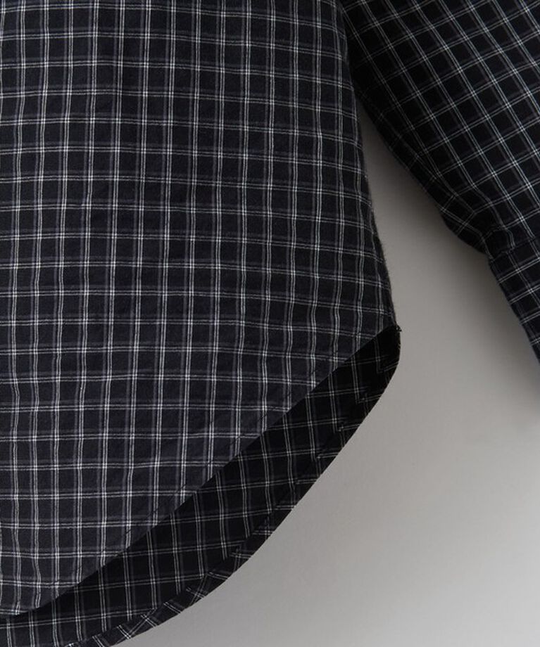 STEVEN ALAN「＜Steven Alan＞ ポプリン トリプルチェック レギュラーカラー シャツ LOOSE」|シャツ・ブラウス|