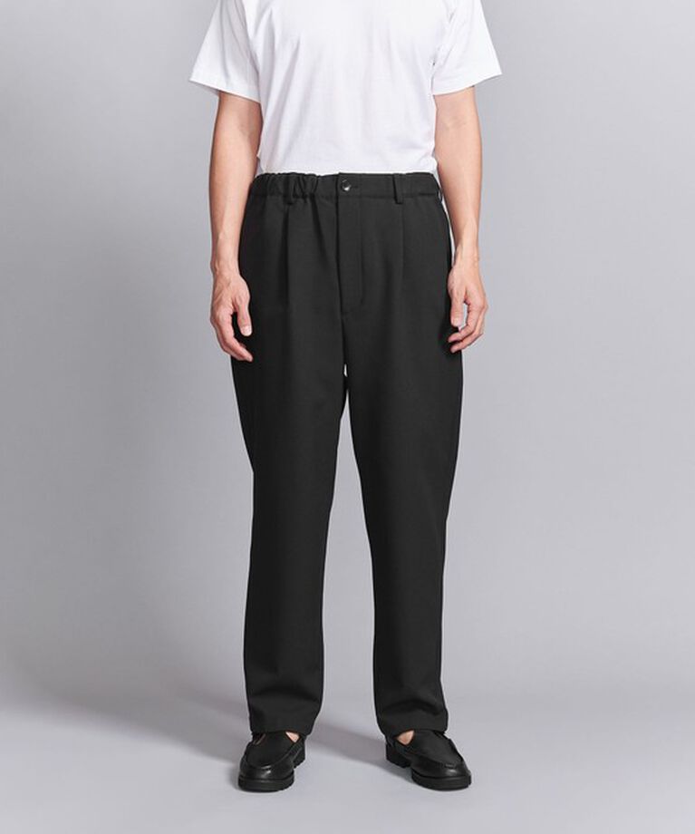 BEAUTY&YOUTH UNITED ARROWS「ツイル 1P イージー テーパード パンツ ‐ウォッシャブル‐」|チノ|