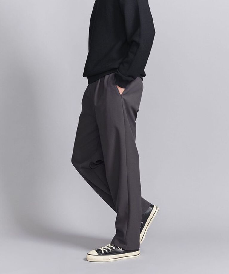 BEAUTY&YOUTH UNITED ARROWS「ツイル 1P イージー テーパード パンツ ‐ウォッシャブル‐」|チノ|