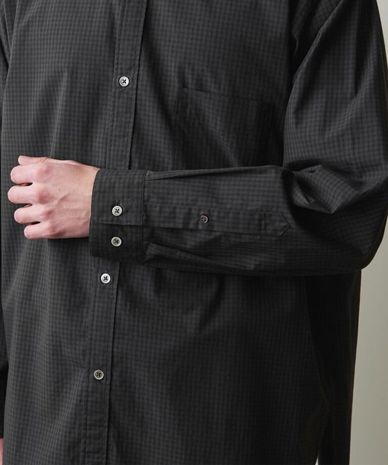 STEVEN ALAN「＜Steven Alan＞ 60 コンパクトヤーン チェック レギュラーカラー シャツ ALINE LOOSE」|シャツ・ブラウス|