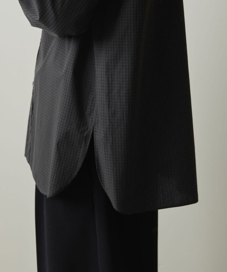 STEVEN ALAN「＜Steven Alan＞ 60 コンパクトヤーン チェック レギュラーカラー シャツ ALINE LOOSE」|シャツ・ブラウス|