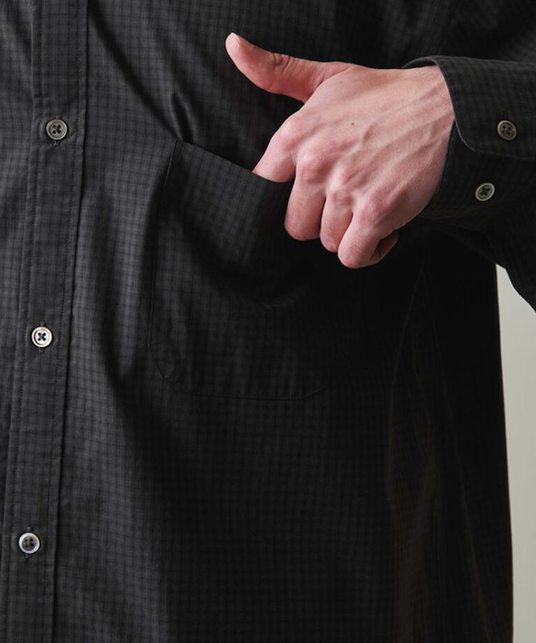 STEVEN ALAN「＜Steven Alan＞ 60 コンパクトヤーン チェック レギュラーカラー シャツ ALINE LOOSE」|シャツ・ブラウス|