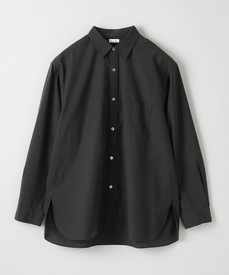 STEVEN ALAN「＜Steven Alan＞ 60 コンパクトヤーン チェック レギュラーカラー シャツ ALINE LOOSE」|シャツ・ブラウス|