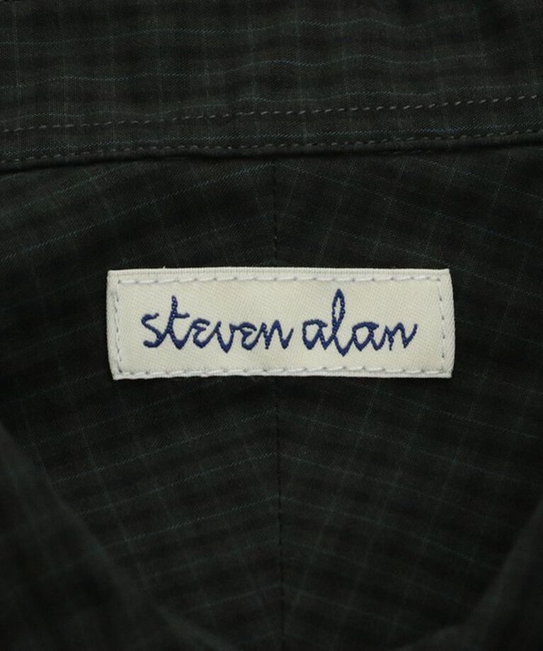 STEVEN ALAN「＜Steven Alan＞ 60 コンパクトヤーン チェック レギュラーカラー シャツ ALINE LOOSE」|シャツ・ブラウス|