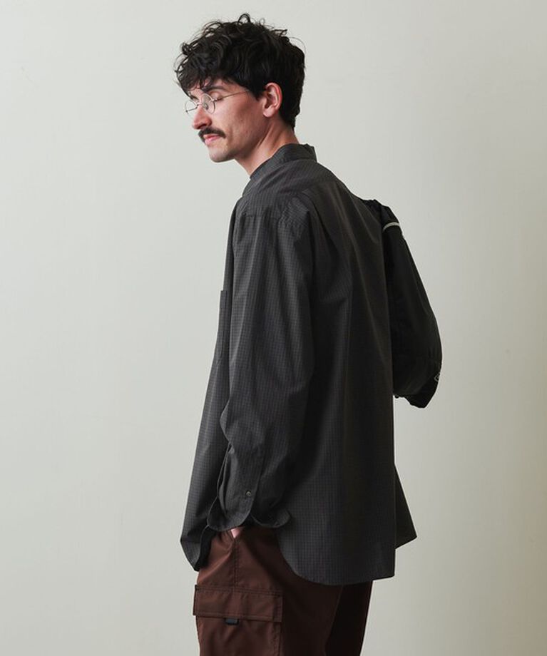 STEVEN ALAN「＜Steven Alan＞ 60 コンパクトヤーン チェック レギュラーカラー シャツ ALINE LOOSE」|シャツ・ブラウス|