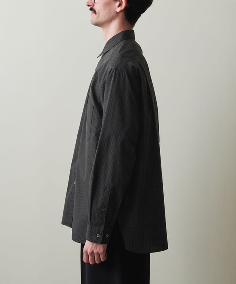 STEVEN ALAN「＜Steven Alan＞ 60 コンパクトヤーン チェック レギュラーカラー シャツ ALINE LOOSE」|シャツ・ブラウス|