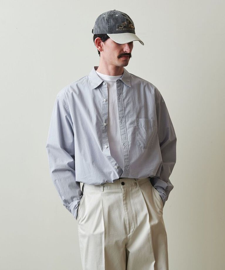 STEVEN ALAN「＜Steven Alan＞ 60 コンパクトヤーン チェック レギュラーカラー シャツ ALINE LOOSE」|シャツ・ブラウス|