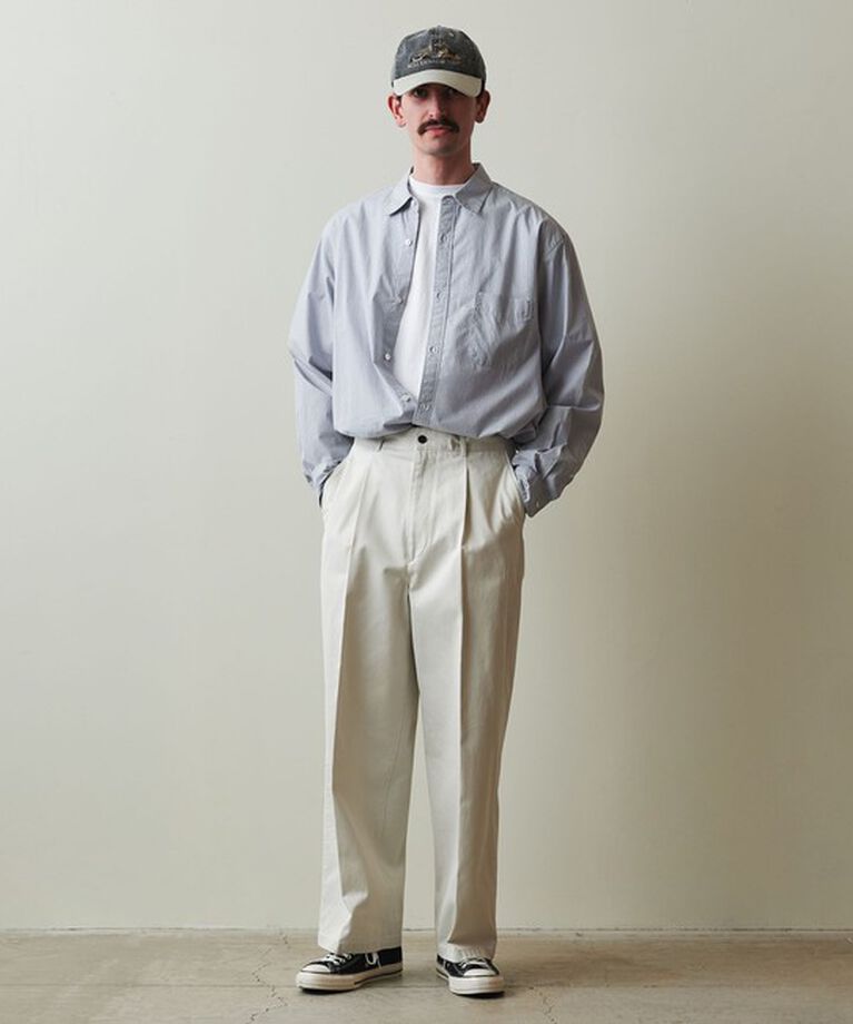 STEVEN ALAN「＜Steven Alan＞ 60 コンパクトヤーン チェック レギュラーカラー シャツ ALINE LOOSE」|シャツ・ブラウス|