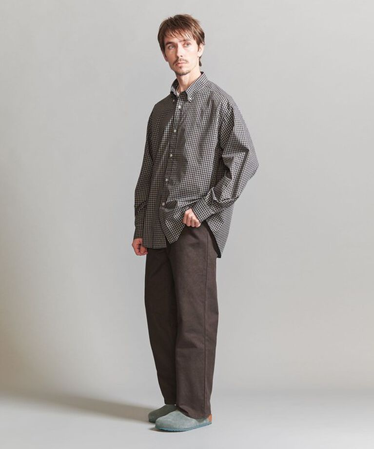 BEAUTY&YOUTH UNITED ARROWS「ミニチェック ボタンダウンフォルム シャツ」|シャツ・ブラウス|